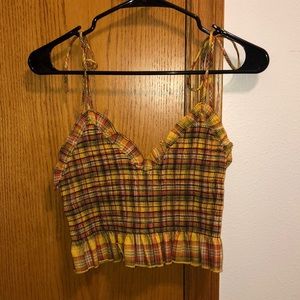 Emory park plaid tank top